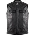 Biker Motorcycle Jeans Style Leather Vest MDM9029 | Genuine Leather Men’s Vest