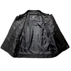 Biker Motorcycle Jeans Style Leather Vest MDM9029 | Genuine Leather Men’s Vest