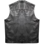 Biker Motorcycle Jeans Style Leather Vest MDM9029 | Genuine Leather Men’s Vest