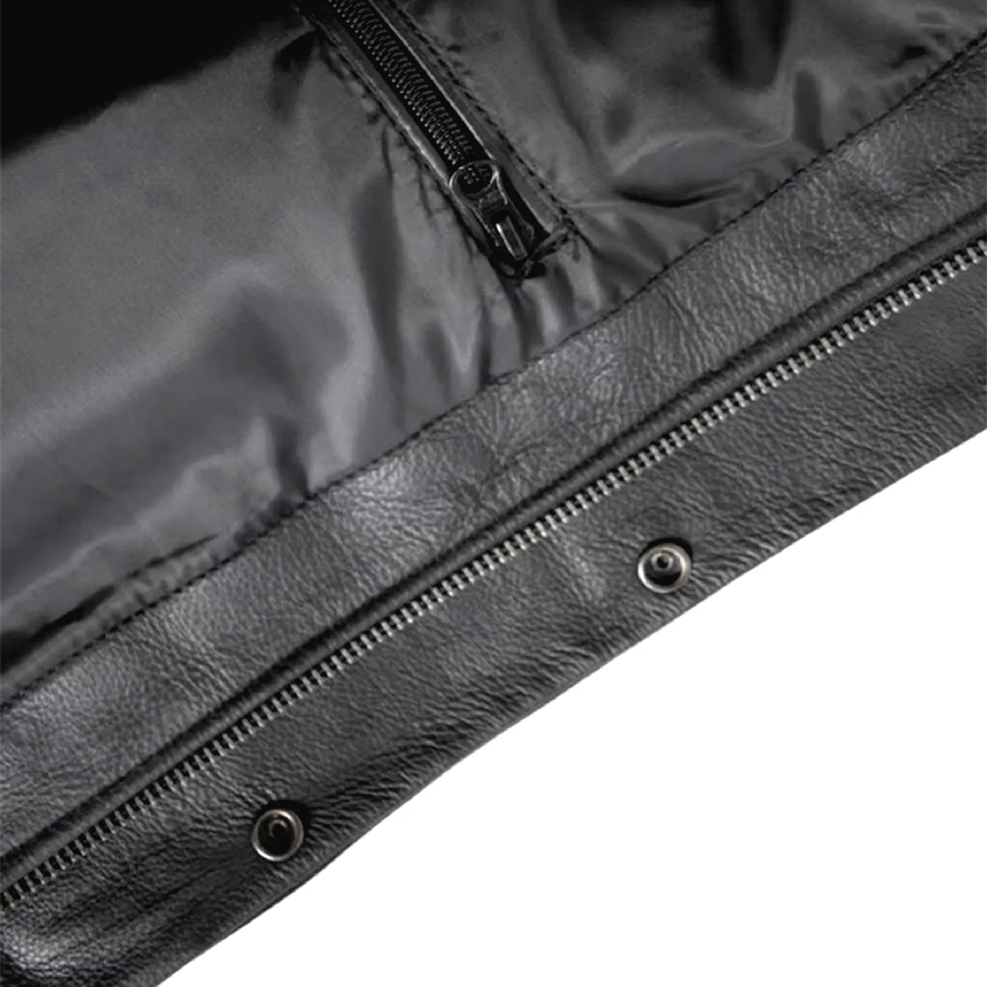 Custom Biker Leather Vest Diamond Quilted Shoulder MDM9198 | Men’s Motorcycle Vest
