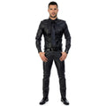 Biker Style Men’s Leather Shirt | Classy Design Genuine Leather