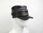 Civil War Military Forage Leather Cap