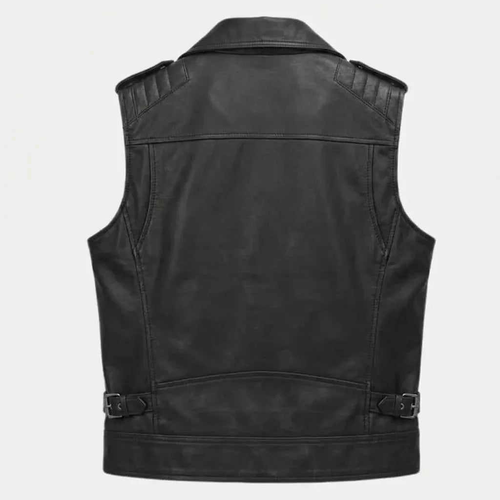 Classy Design Leather Vest for Men | Premium Stylish Leather Vest