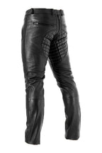 Men's Gay-Zip Leather Pants Full Zip