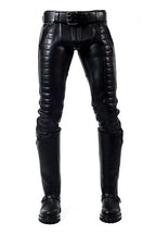 Gay Zip Leather Pants for Men
