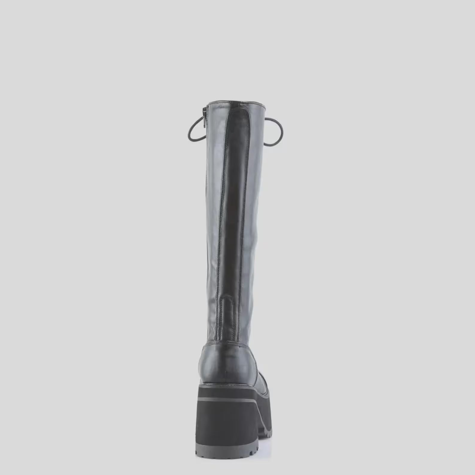 Knee High Lace-Up Goth Boots