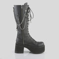 Leather Knee High Platform Boots