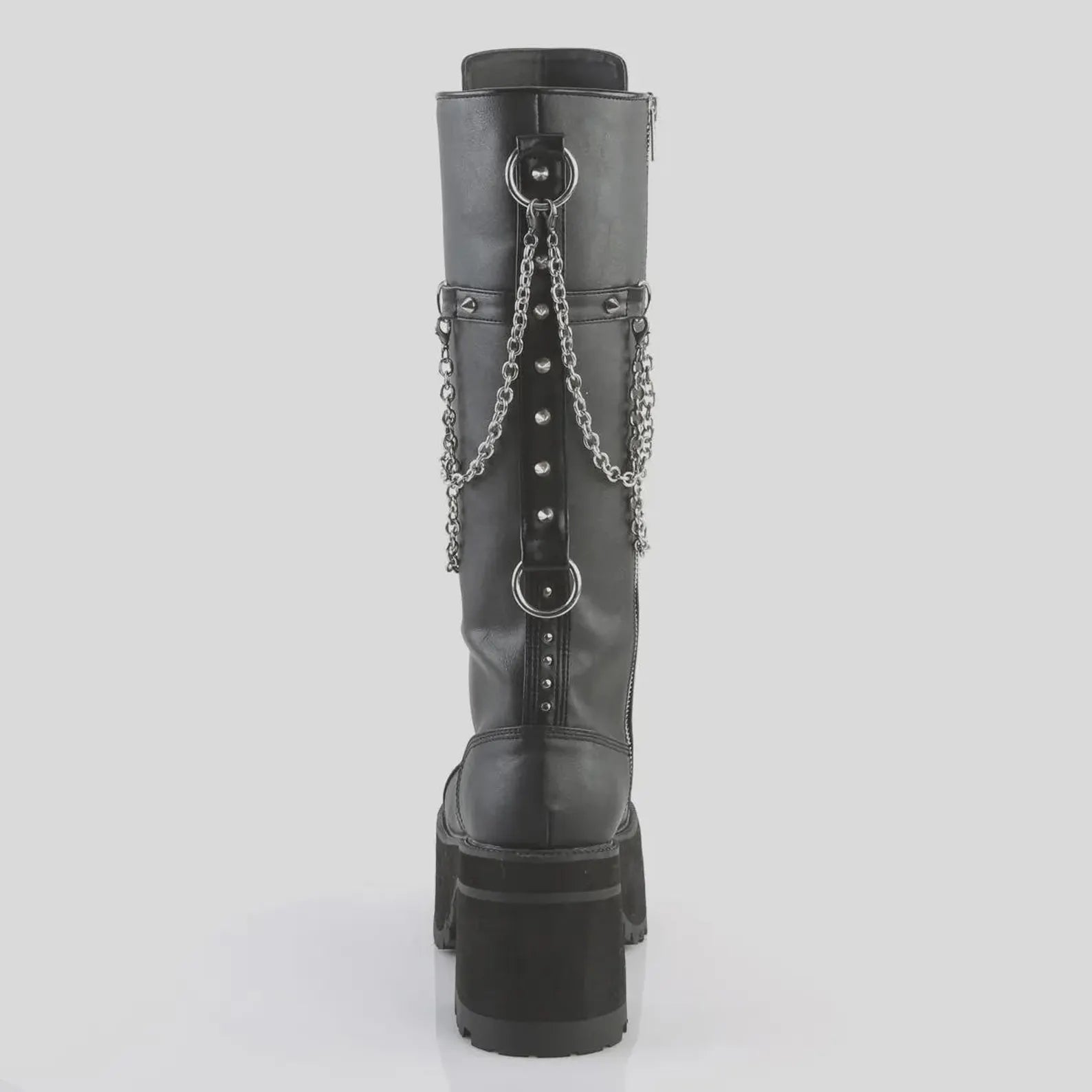 Leather Knee High Platform Boots