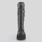 Leather Knee High Platform Boots