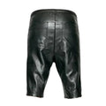 LeathericMen Biker Style Leather Men's Shorts – Genuine Sheep Leather Slim Fit Shorts