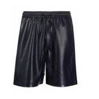 LeathericMen Classy Leather Shorts for Men – Premium Genuine Sheep Leather Slim Fit Shorts