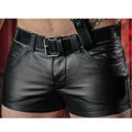 LeathericMen Men’s Genuine Sheep Leather Shorts – Soft Boxer Style Unisex Casual Summer Shorts