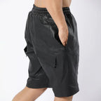 LeathericMen Men’s Perforated Leather Shorts – Dotted Breathable Genuine Sheep Leather Shorts