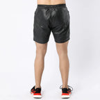 LeathericMen Men’s Perforated Leather Shorts – Dotted Genuine Leather Biker Summer Shorts