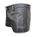 Men’s Genuine Sheep Leather Shorts – Summer Casual Boxer Style  Leatheric Men