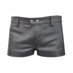 Men’s Genuine Sheep Leather Shorts – Summer Casual Boxer Style  Leatheric Men