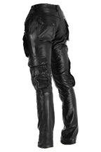Men's Real Cowhide Leather Cargo Pant