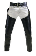 Men's Leather Chaps Pants Style Trousers