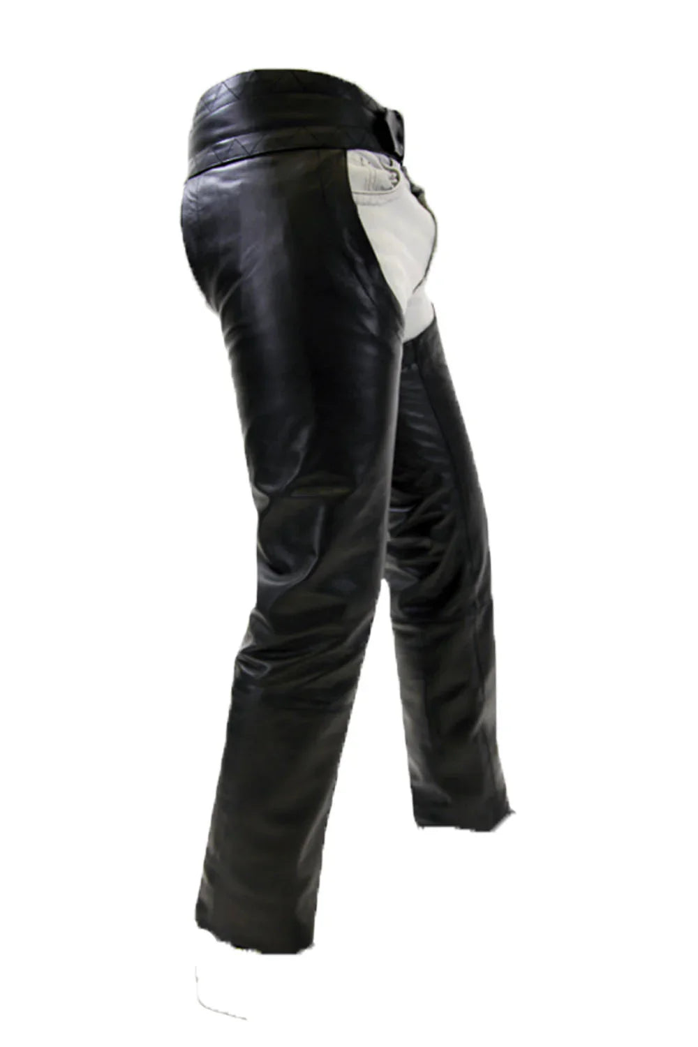 Men's Leather Chaps Pants Style Trousers