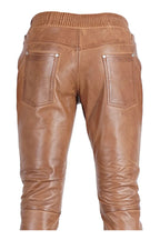 Men's Genuine Leather Joggers Pant