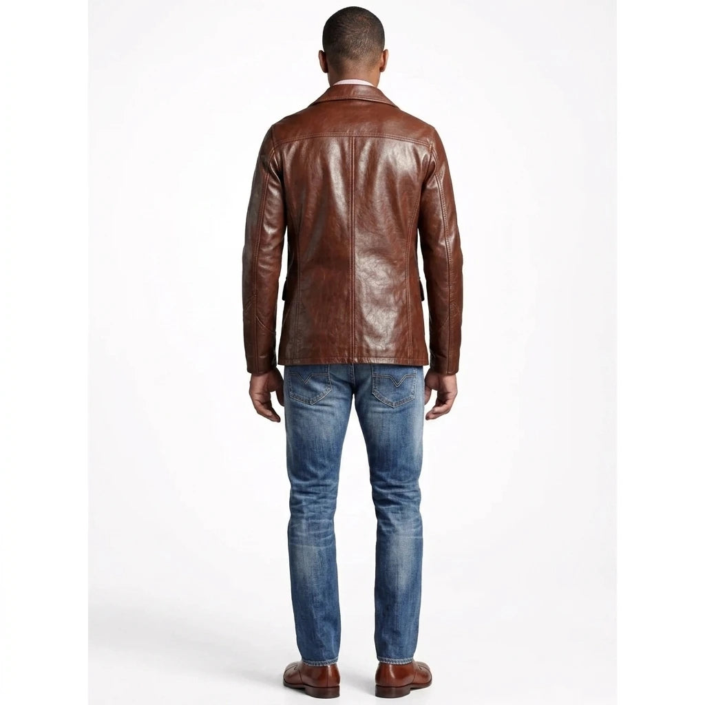 Premium Quality Leather Shirt for Men | Genuine Leather Stylish Shirt