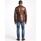 Premium Quality Leather Shirt for Men | Genuine Leather Stylish Shirt
