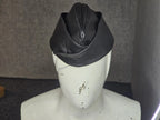 Retro Military Leather Garrison Cap