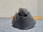 Retro Military Leather Garrison Cap