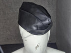 Retro Military Leather Garrison Cap