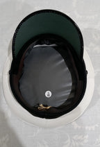 White Officer Kepi Cap – Military Style Peaked Uniform Hat